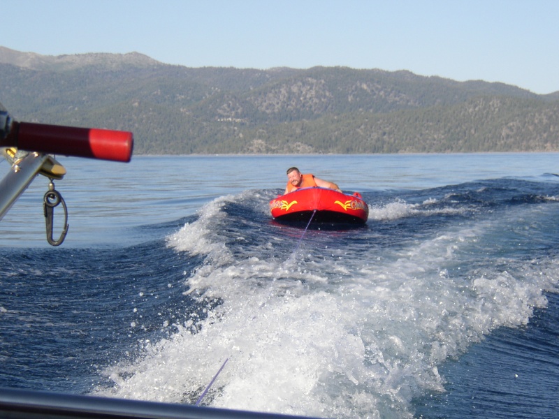 Bill tubbing behind Slow-N-Easy