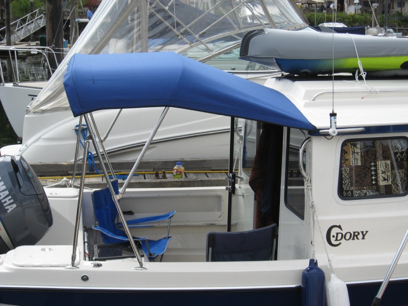 bimini with awning rail