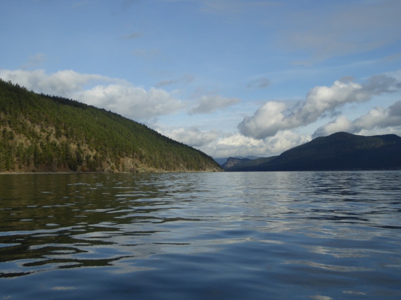 Blakely on left, Cypress in background