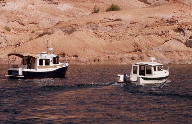 Blue Bayou and Rana Verde in Face Canyon 9-17-08