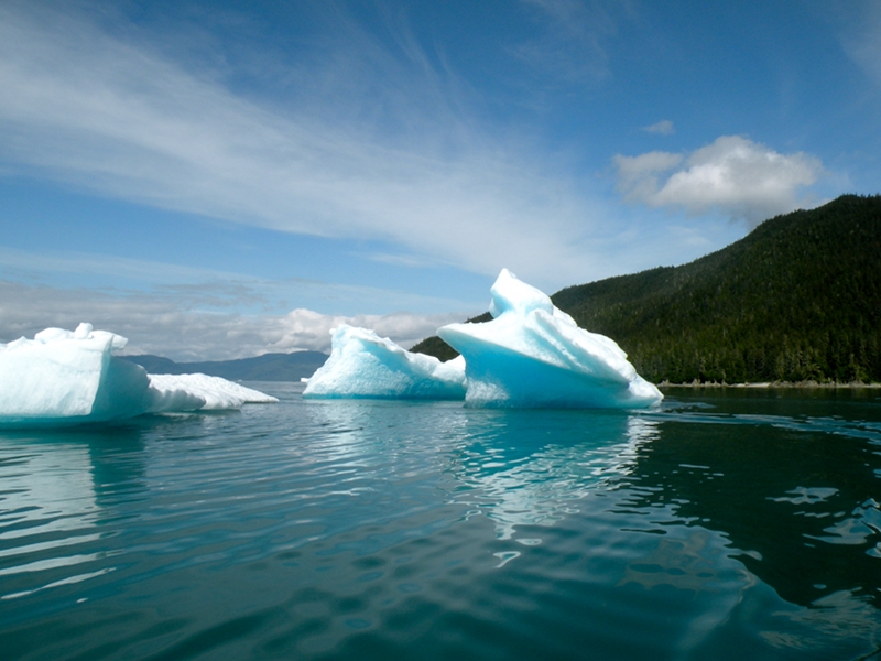 Blue ice