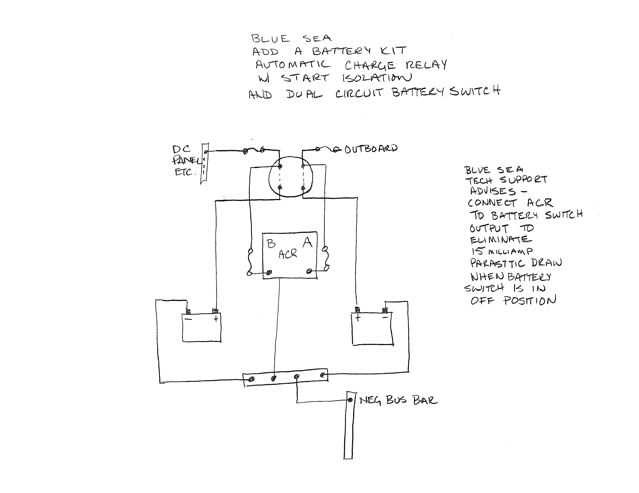 Blue Sea Add A Battery wiring