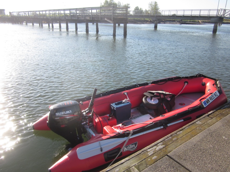 Boat #12 (2010-2014): 2008 Achilles SG-124 with 2011 Suzuki 15 hp.