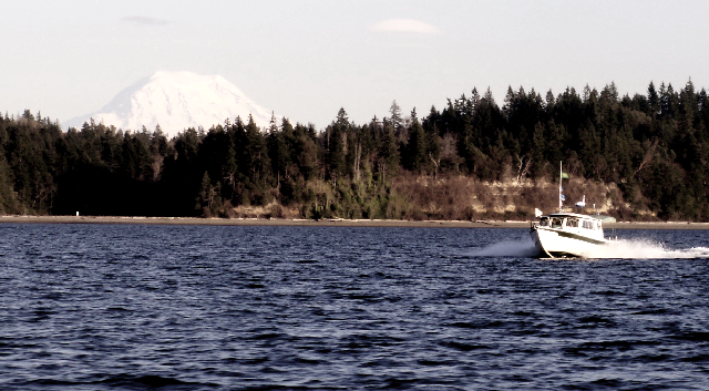 Boat and Mountain