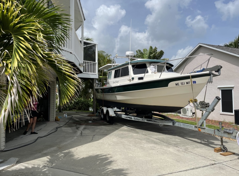 Boat and trailer