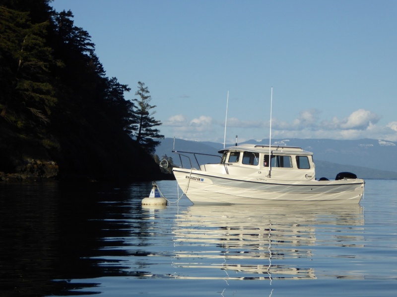 Boat at sunset