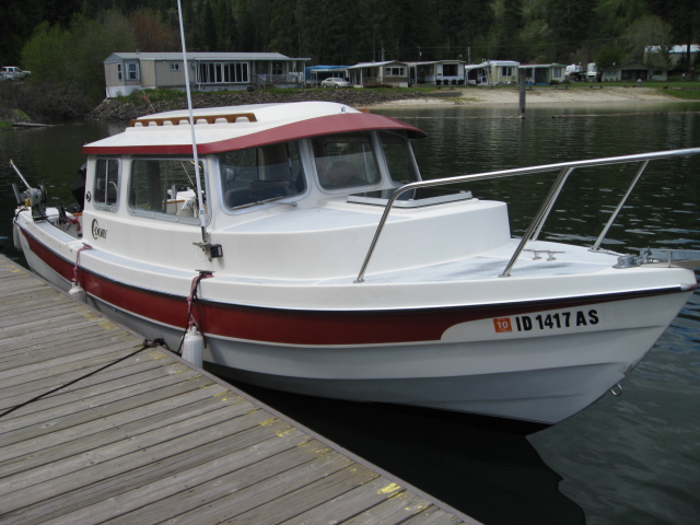 Boat looking a little better with efforts to date
