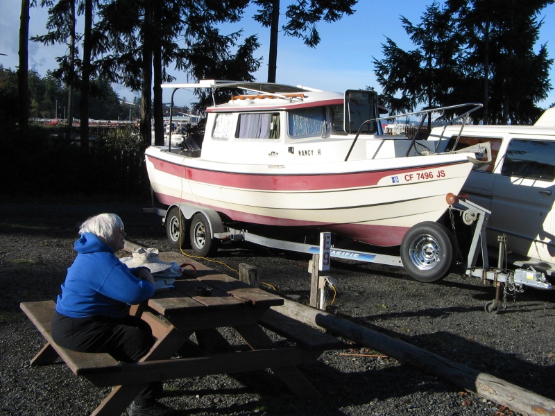 'Boaterhoming' at Crofton, BC, Canada