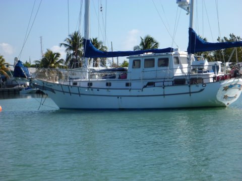 boats from all over here,they say the harbor has been cleaned up a lot from the days were unattended boats were left in various stages of final resting places.