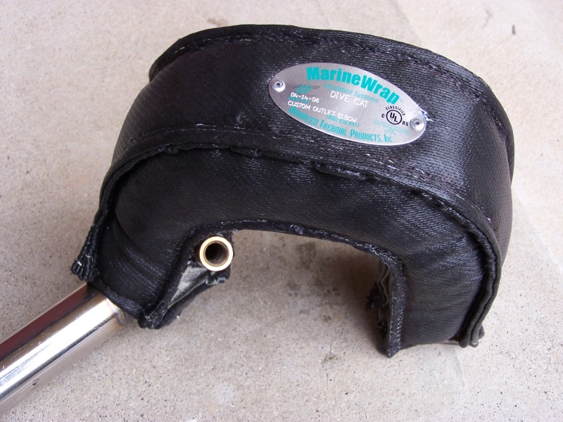(Bob Cat) silicon insulation with fiberglass cover for \"hot\" section