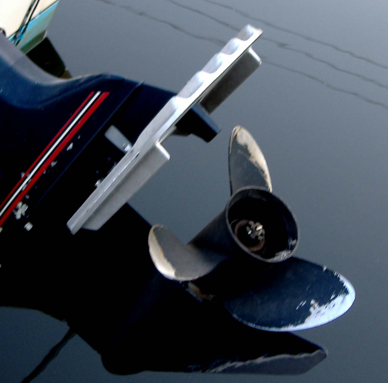 Bob's Plate showing vertical fins