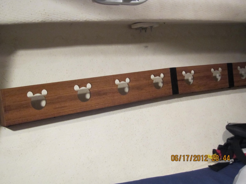 Book Rack In Port Berth - yes, it's a Mickey!