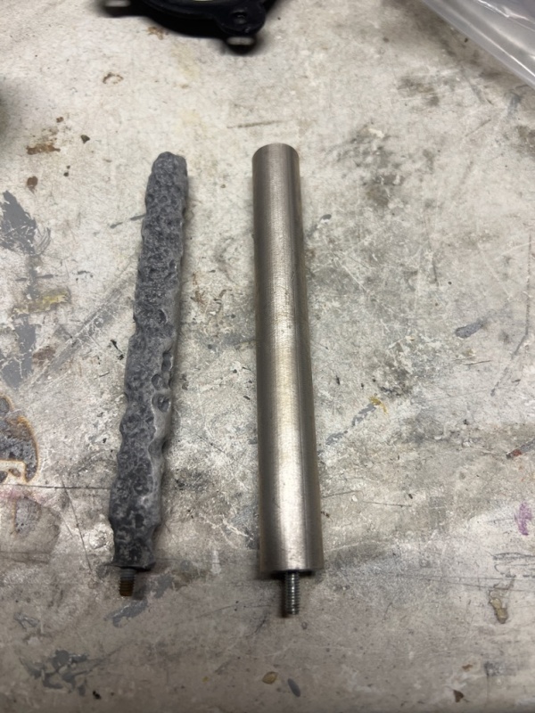Bosch Water Heater Anode after one season
