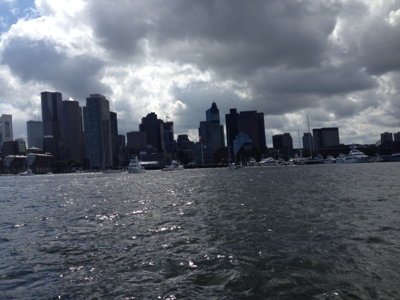 Boston skyline.