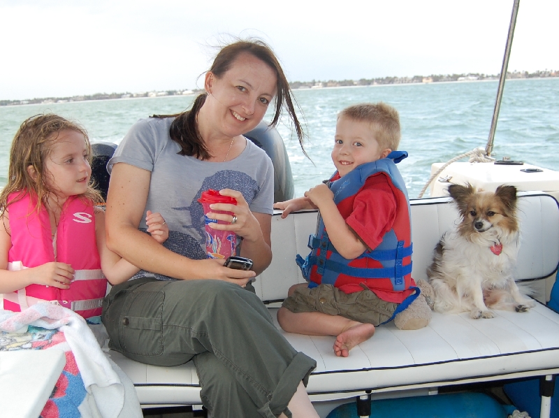 Both of Judy's Babies...Jenny and Daisy and grandchildren Emma and Jack
