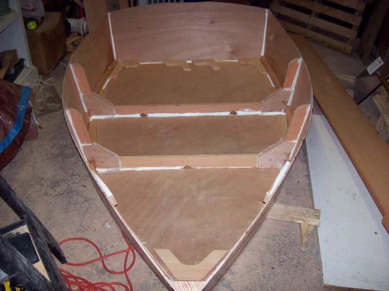 Bottom added and forward seat risers installed.