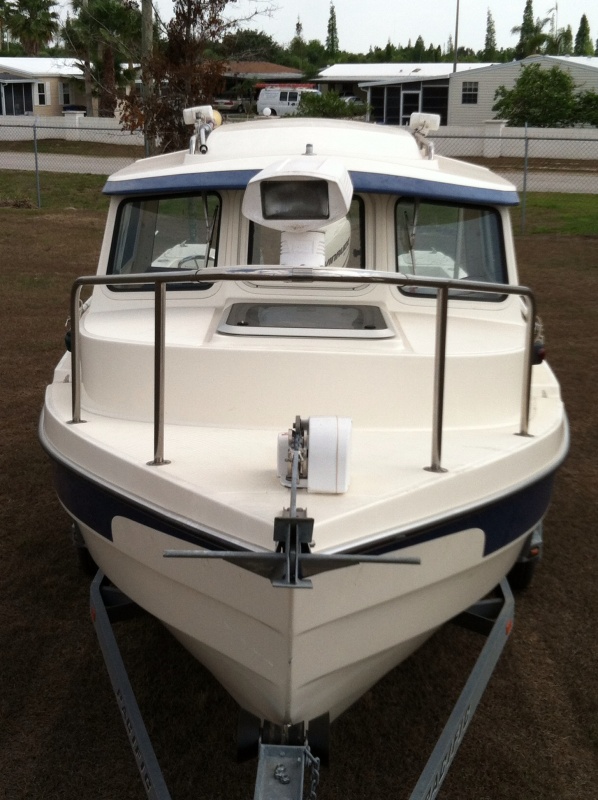 Bow showing the Golight spotlight