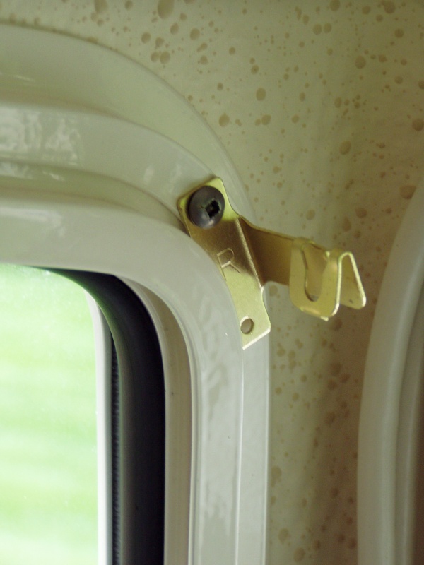 Brackets for Curtain Rods Use Exisitng Window Screws