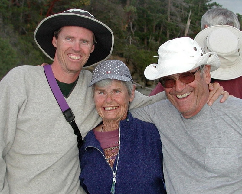 Brad, Bill and El Wallace Island 6-27-04