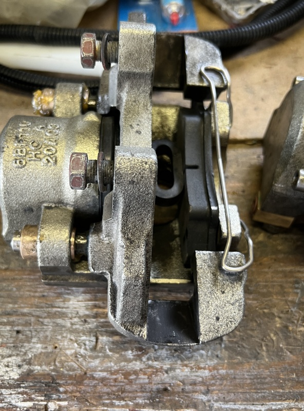 Brake Caliper with Bronze slider pin bushings
