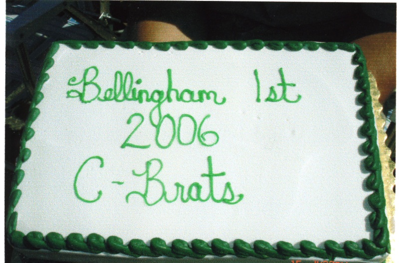 Brat Cake Bellingham
(aka green lips, green teeth
or green tongue).