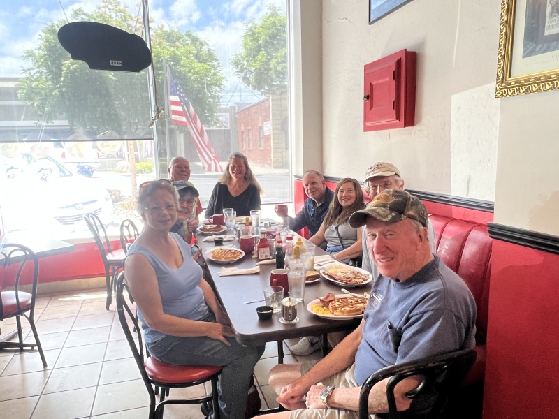 Breakfast at the Stripers Cafe