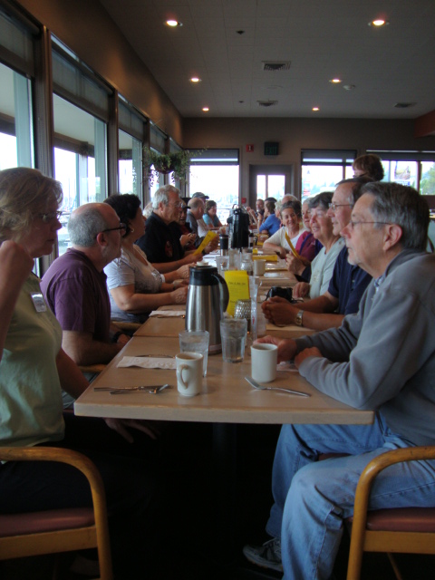 Breakfast Sunday morning at the Bayside Cafe