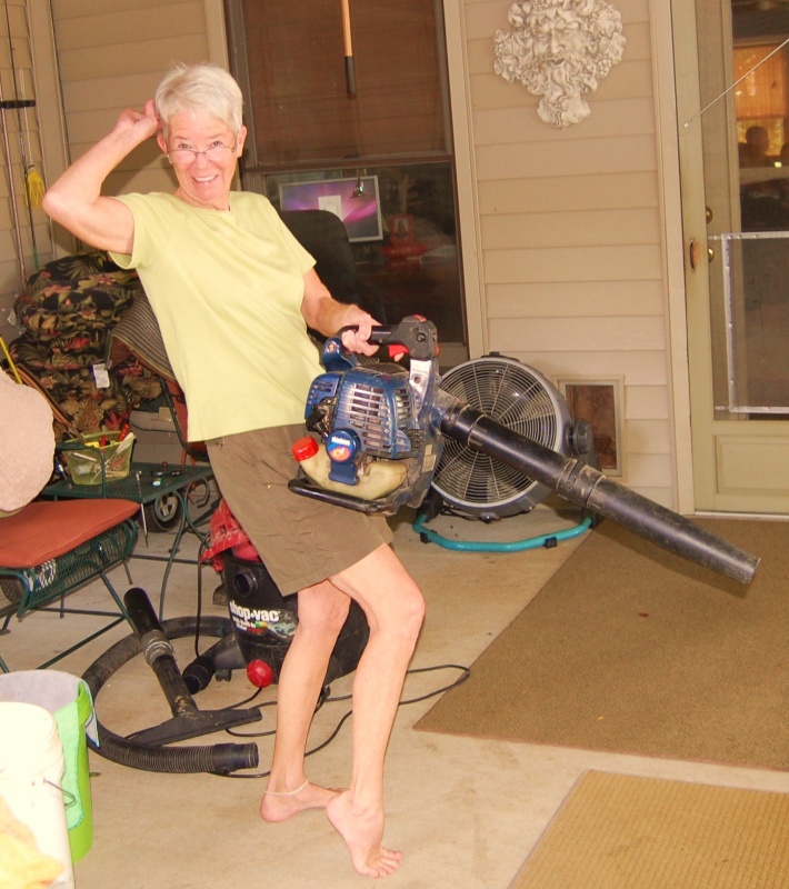 Brenda's Blower Pose