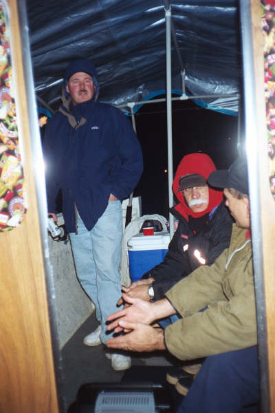 Brock, Dave, & Jon - Talking under the AQC...