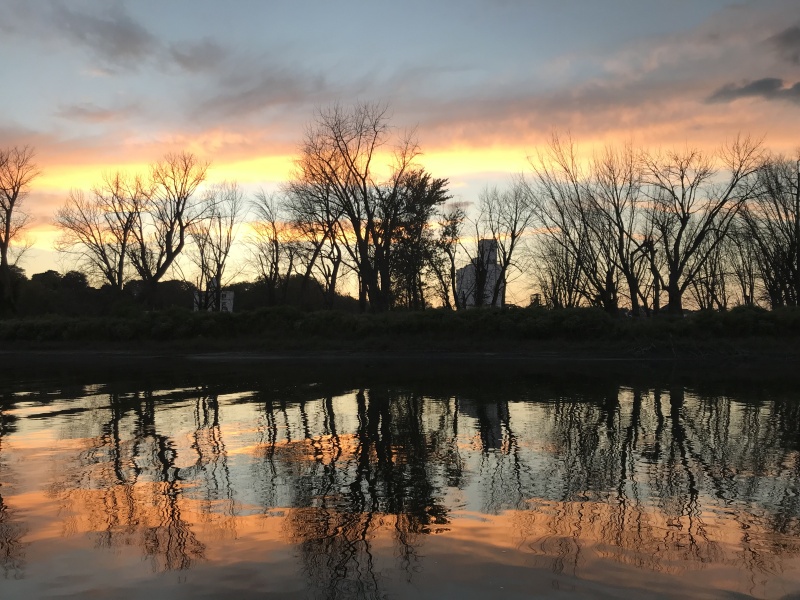 Burlington IA sunset