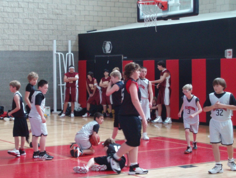 But his real love is basketball...scrambler with the ball