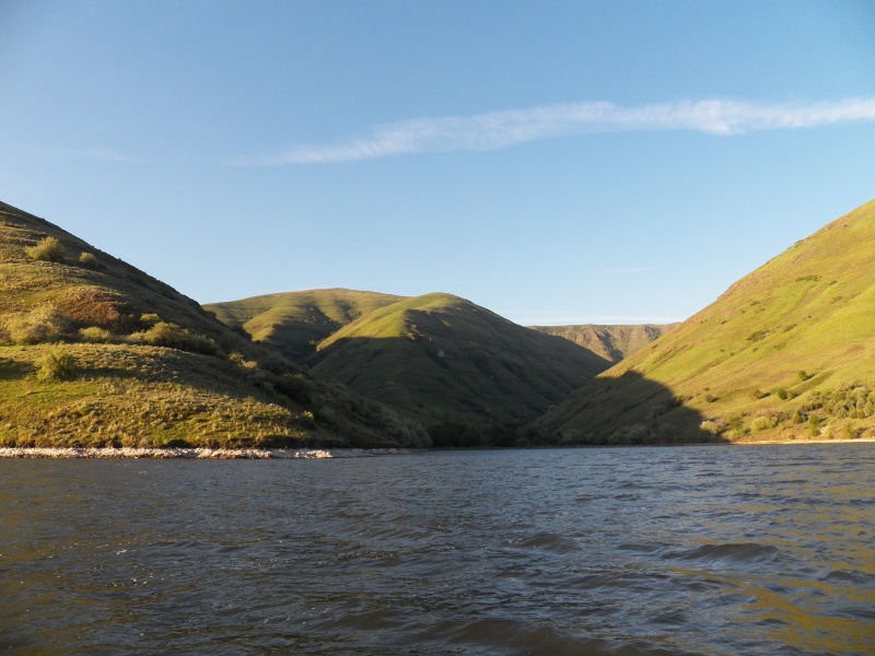 By sunrise the water had calmed from the overnight wind.