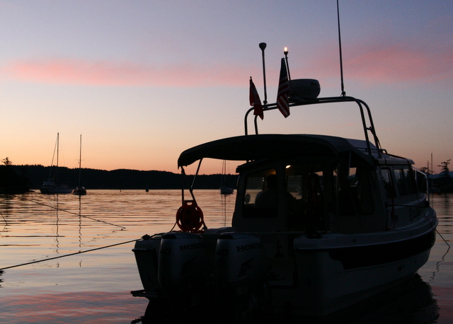 C-CAKES silhouetted at Pirates' Cove