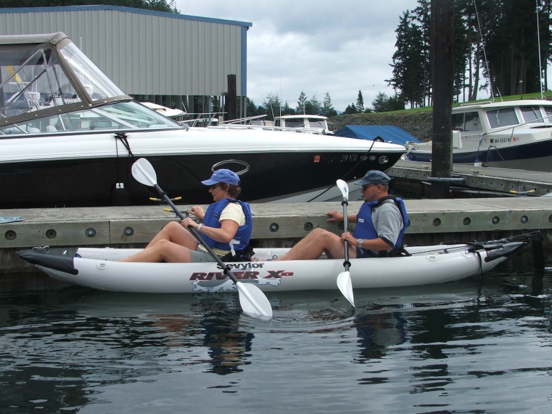 (c-dancer) Scott & Laurie (C-Puffin) in Sevalor Kayak