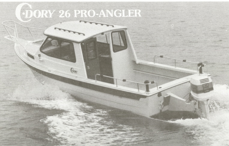C-Dory 26 pro-angler     Scanned from a C-Dory brochure from 1989