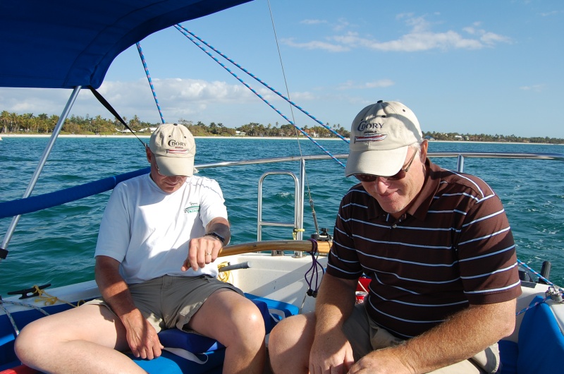 C-Dory Crew bowing to their Macgregor Master