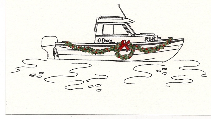 C-Dory "Happy Holidays' Card Entry