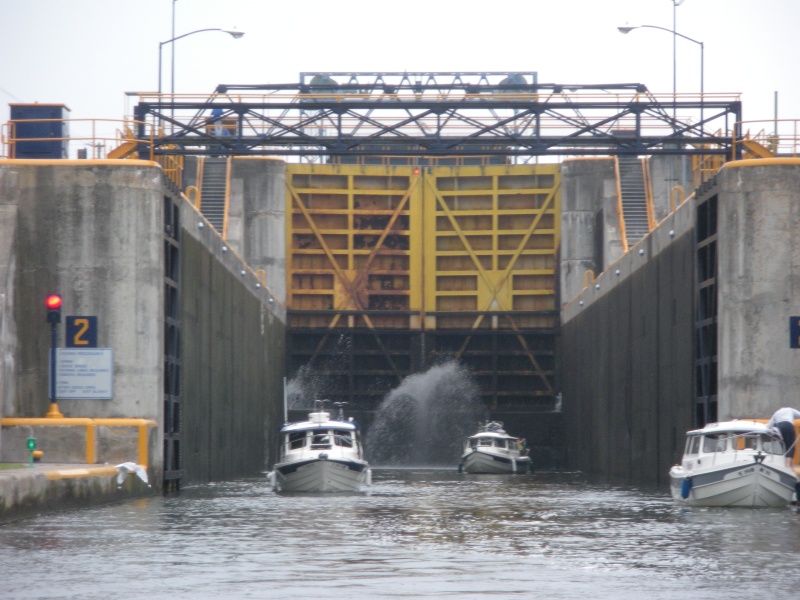 C-Dorys leaving the lock.