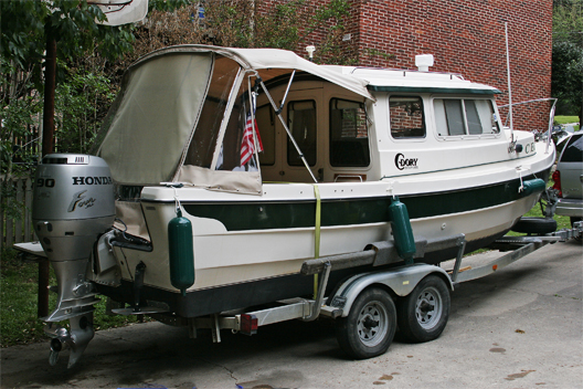 C Eagle with starboard camperback panel removed