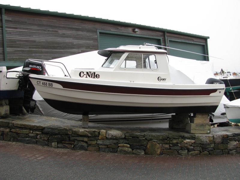 C-Nile on Blocks after Hull was painted