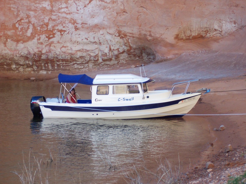 C-Swell on the beach in Reflection Canyon 9-24