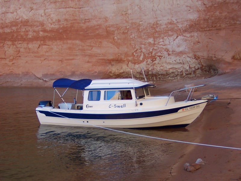 C-Swell on the beach in Reflection Canyon 9-24