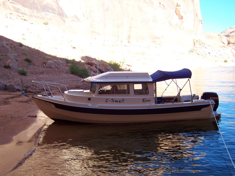 C-Swell on the beach in Reflection Canyon 9-24