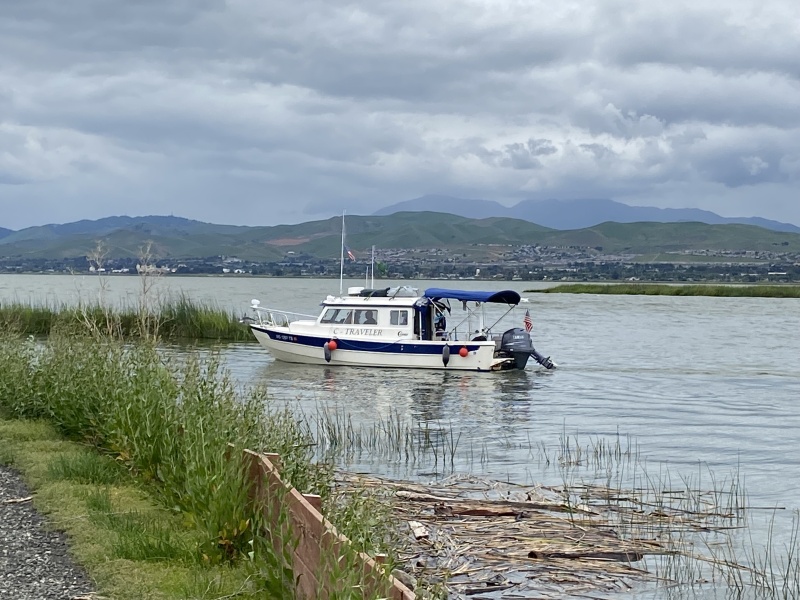 C-Traveler arriving Wheeler Island