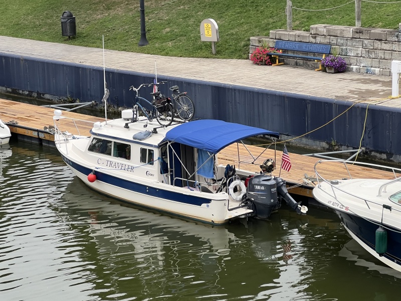 C-Traveler at the Newark north floating dock