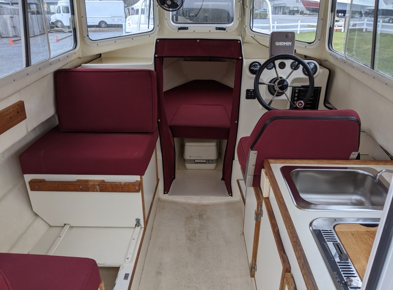 Cabin cleaned up great.