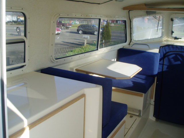 cabin facing passenger seat