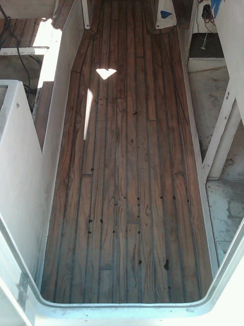 cabin floor last of hole fill