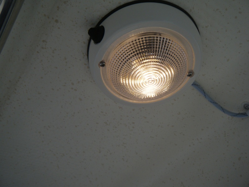 Cabin light LED with lens on.  Available from Bebi-Electronics, Fiji (2 for $71) (11MAR10)