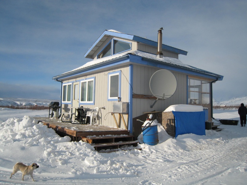 Cabin on a nice day!